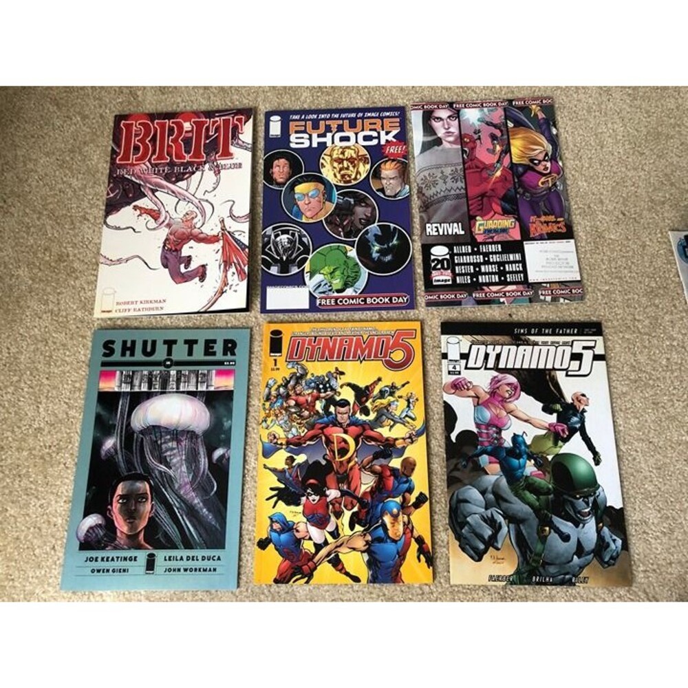 INVINCIBLE VERY EARLY APPERANCES LOT-Dynamo 5-Future Shock-BRIT-Mark Grayson VF
